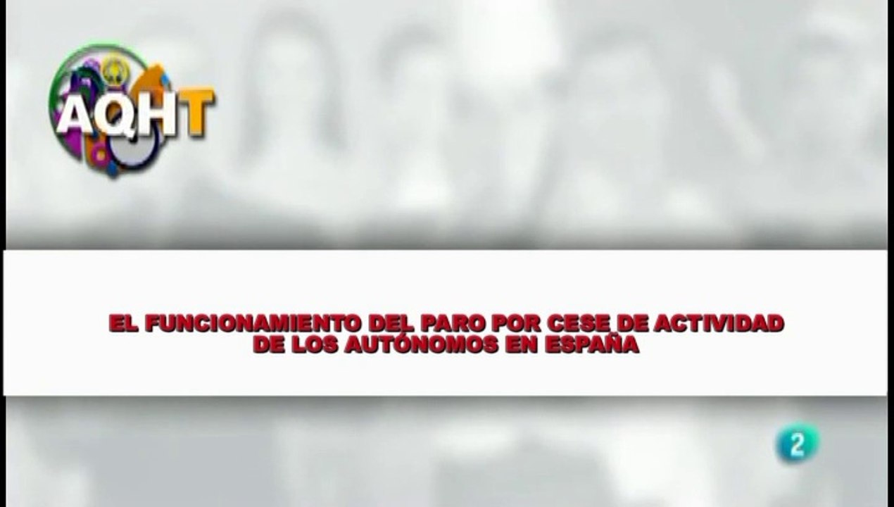 EL FUNCONAMIENTO DEL PARO POR CESE DE ACTIVIDAD DE LOS AUTÓNOMOS EN ESPAÑA