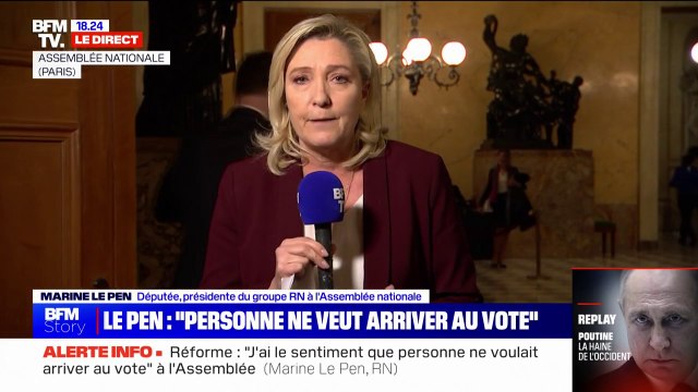 C'est le moment ou jamais : Marine Le Pen demande aux députés LFI de voter sa motion de censure
