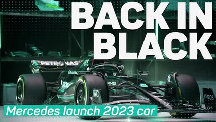 Back in Black - Hamilton and Russell ready to go as Mercedes launch 2023 car