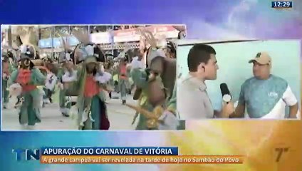 Apuração do Carnaval de Vitória acontece nesta quarta