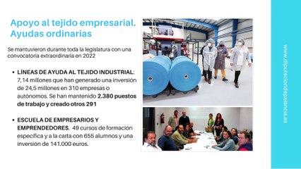 Balance Promoción Económica de la Diputación