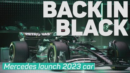 Back in Black - Hamilton and Russell ready to go as Mercedes launch 2023 car