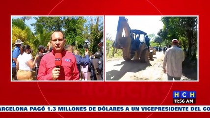 Desalojan a "grupo campesino" que ocupa tierras en un sector de Puerto Cortés