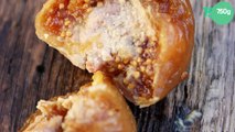 Figues pochées au Monbazillac, cœur de foie gras