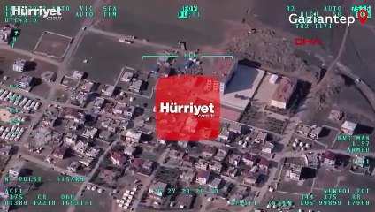 Gaziantep’te yağmaya karşı havadan denetim