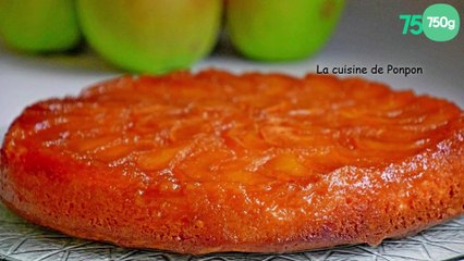 Download Video: Gâteau tatin aux pommes caramélisées parfumé à la poudre de combava