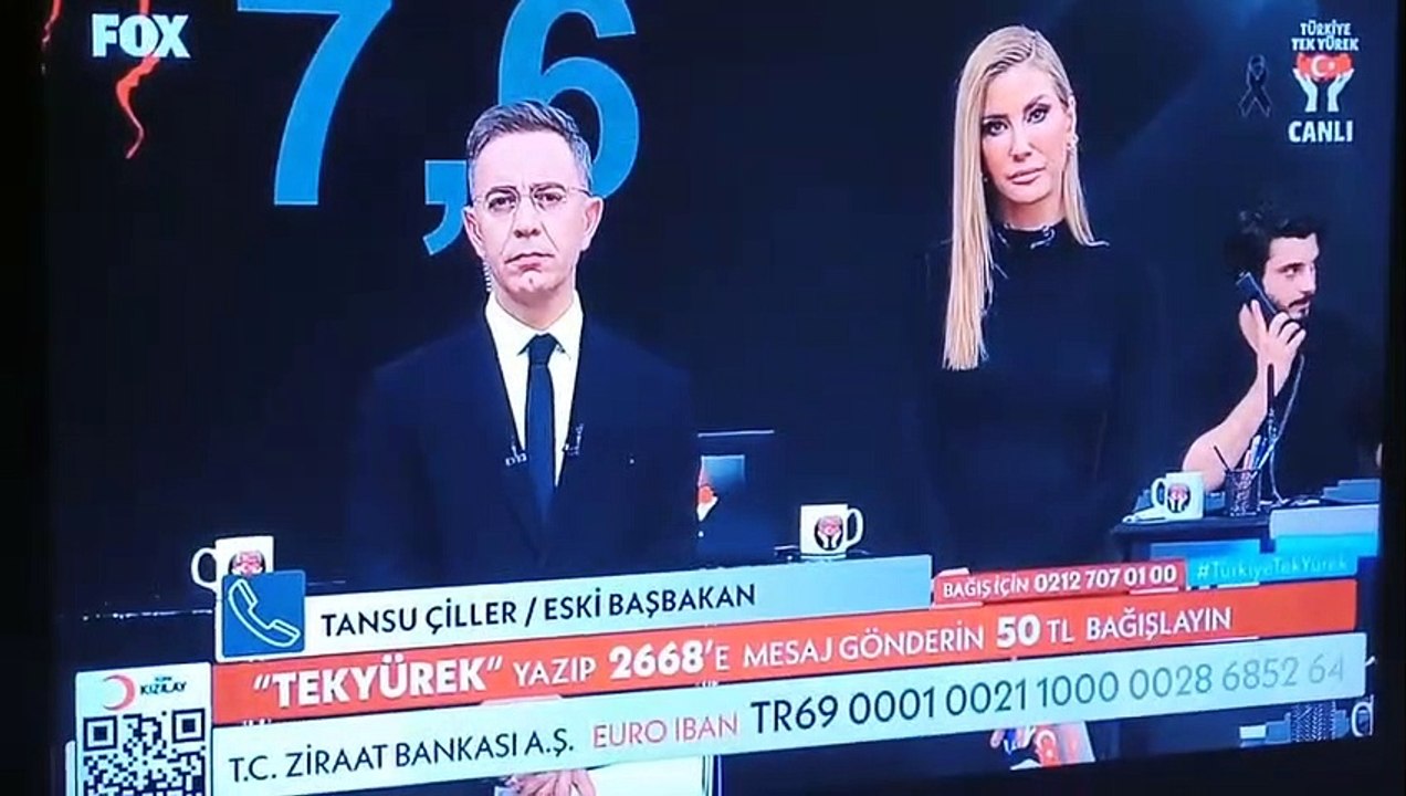 Tansu Çiller "Türkiye Tek Yürek" ortak yayınında bağış yapmadan telefonu kapadı