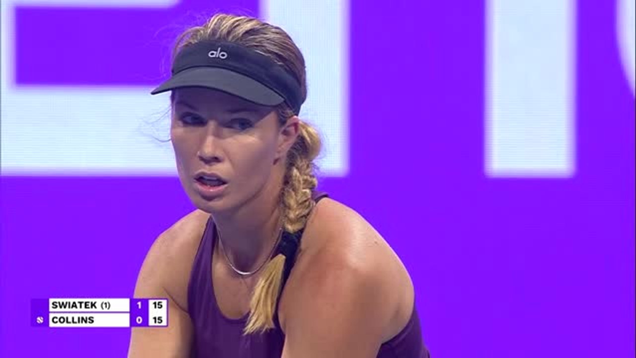 Doha - Swiatek surclasse Collins