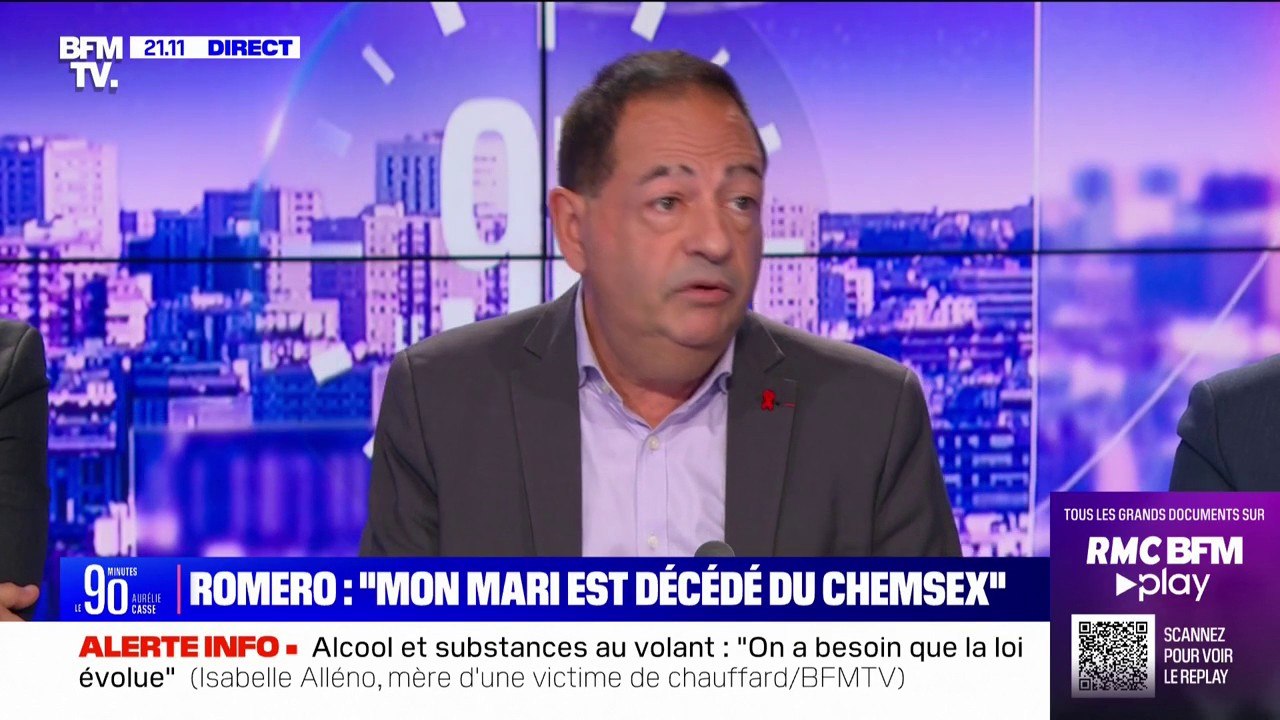 Jean-Luc Roméro: "Dans le chemsex, ce ne sont pas des personnes qui en tuent d'autres mais des personnes qui en meurent"