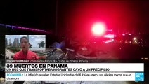 Informe desde Ciudad de Panamá: 39 personas fallecieron en accidente de bus