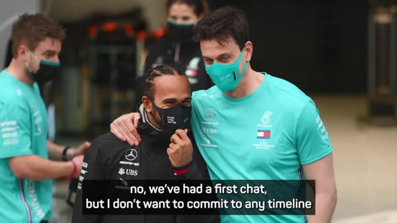 Wolff hoping 'Tom Brady like' Hamilton continues with Mercedes