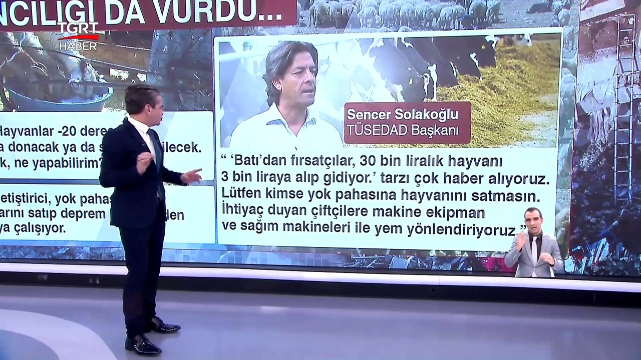 Hayvancılık Fırsatçıların Eline Düştü, Yok Pahasına Satılıyor - Tuna Öztunç İle TGRT Ana Haber