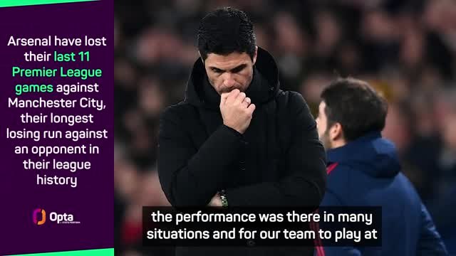 We had them - Arteta frustrated by Arsenal goals conceded v City