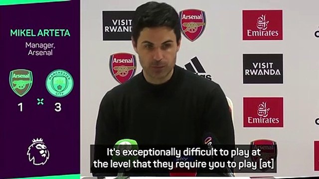 We had them - Arteta frustrated by Arsenal goals conceded v City