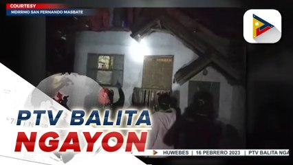 Office of Civil Defense at iba pang ahensiya, patuloy ang assessment sa pinsala ng lindol sa Masbate;