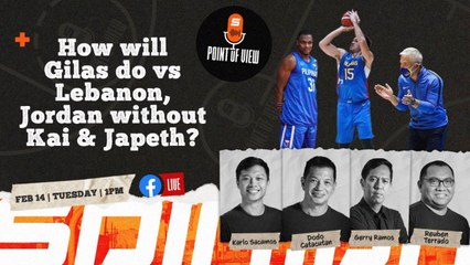 How will Gilas do vs Lebanon, Jordan without Kai & Japeth?