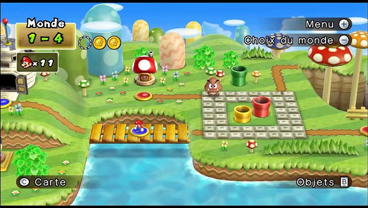 Another Super Mario Bros. Wii online multiplayer wii Vidéo Dailymotion