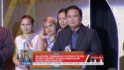 GMA Network, itinanghal na TV Station of the year ng Trinity University of the Asia Platinum Stallion National Media Awards 2023 | UB