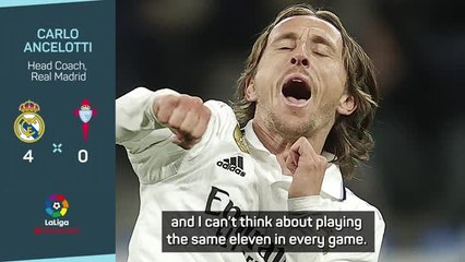 Modrić remains 'untouchable' despite time on bench - Ancelotti