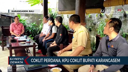 Coklit Perdana, KPU Karangasem Sasar Pejabat Daerah