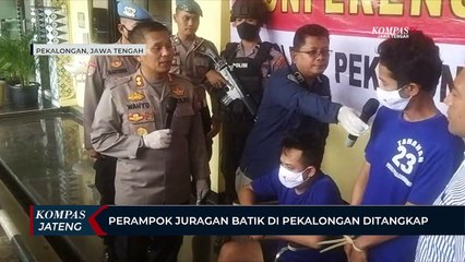Perampok Juragan Batik di Pekalongan Ditangkap