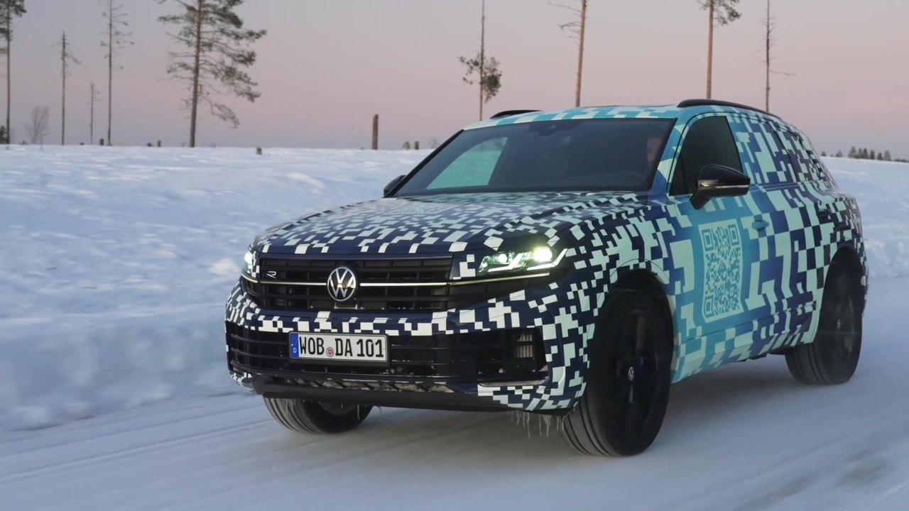 Finale Tests des neuen Volkswagen Touareg in Polarkreisnähe
