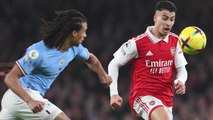 City strike back in title race with win at Arsenal