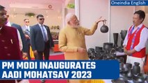 Prime Minister Narendra Modi inaugurates Aadi Mohatsav 2023 in New Delhi | Oneindia News