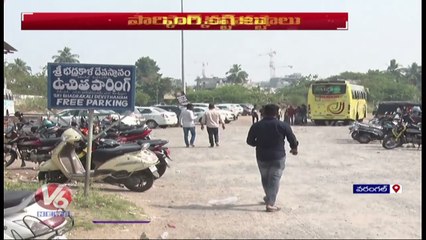 Public Face Problems With Parking At Temples _ Warangal _ V6 News