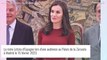 Letizia d'Espagne : Femme fatale en cuir rouge, elle fait tourner les têtes en solo dans un look 100% recyclé