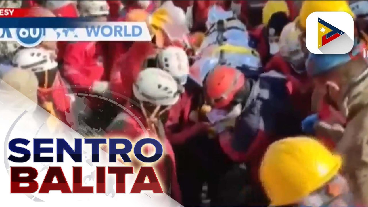 Rescue teams, patuloy na nakahahanap ng survivors sa magnitude 7.8 na ...