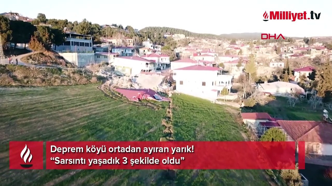 Deprem köyü ortadan ayıran yarık! 'Sarsıntı yaşadık 3 şekilde oldu'