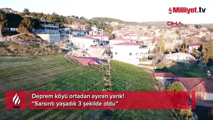 Deprem köyü ortadan ayıran yarık! 'Sarsıntı yaşadık 3 şekilde oldu'
