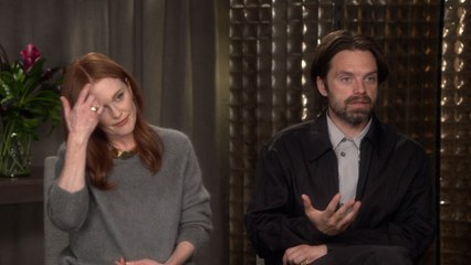 Sharper Julianne Moore and Sebastian Stan Interview