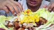 Mukbang Eating pork crispy with Mango sauce - Mukbang pork crispy | ASMR MUKBANG EATING