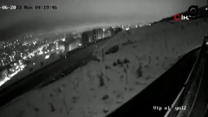 Depremin en dikkat çeken görüntülerinden biri ortaya çıktı