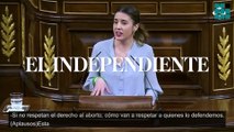 Murmullos en el Congreso cuando Irene Montero dice 'hijes'