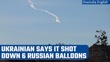 Tải video: Ukraine says it shot down six Russian balloons hovering over Kyiv, air alerts sounded |Oneindia News