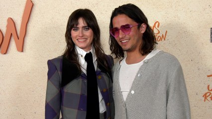 Ally Ioannides and Aramis Knight "Jesus Revolution" Los Angeles Premiere Orange Carpet