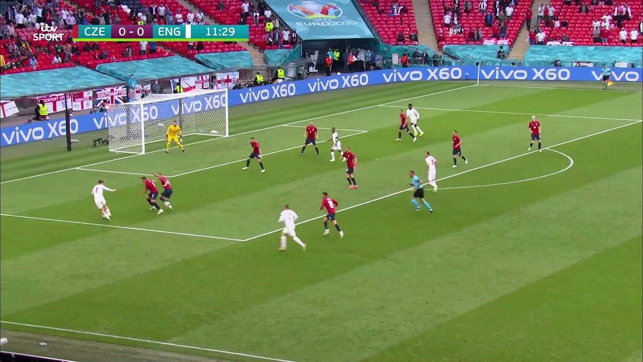 Češka 0:1 Engleska Euro 2020