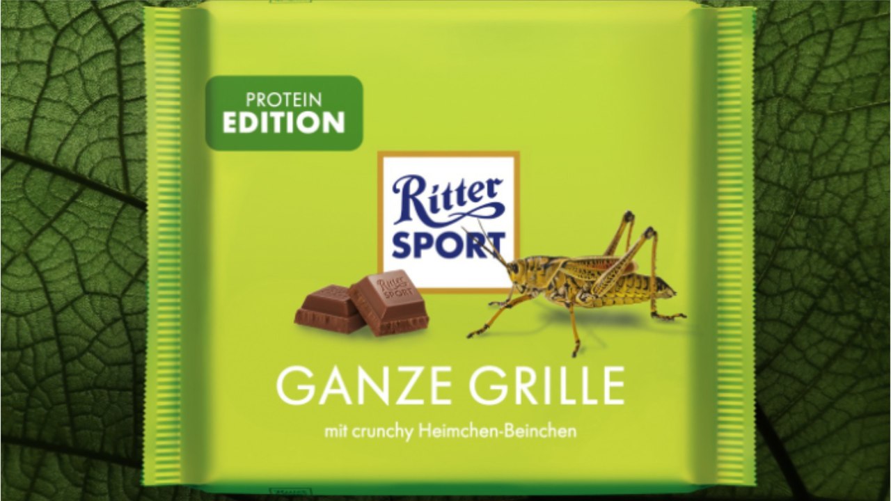 Ritter Sport preist Schokolade der Sorte 'Ganze Grille' an - Kunden reagieren extrem sauer