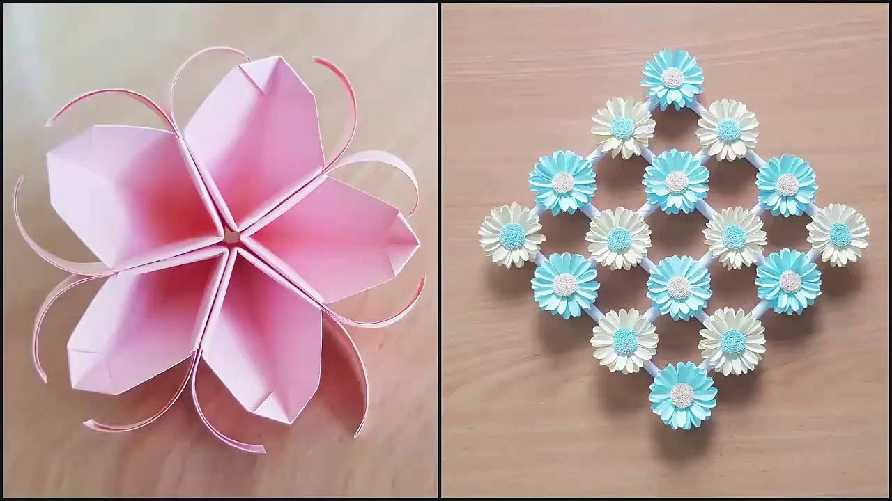 IDE KREATIF DEKORASI RUMAH _ CREPE PAPER FLOWER _ DIY BUNGA KERTAS KREP _ POM POM PAPER FLOWERS