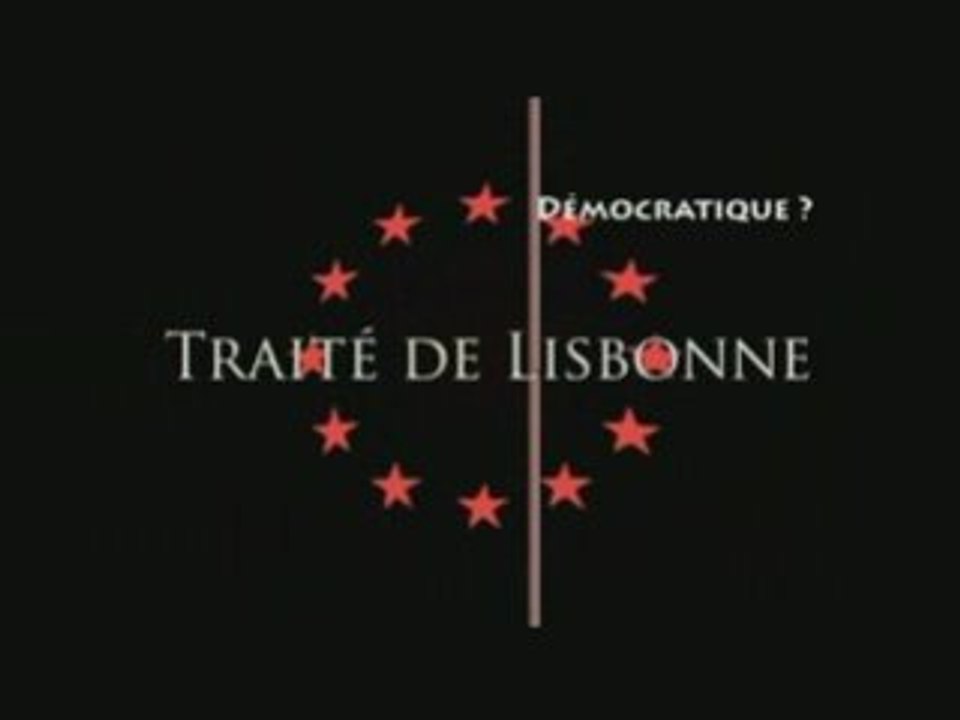 Traité de Lisbonne - Pas comme ça !