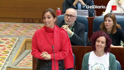 Ayuso, sobre los carteles en defensa de la sanidad pública en los centros de salud: "Esto es asqueroso"