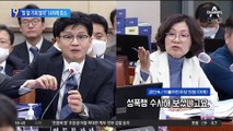 한동훈 “말 할 기회 달라”…말 끊는 권인숙에 14차례 호소