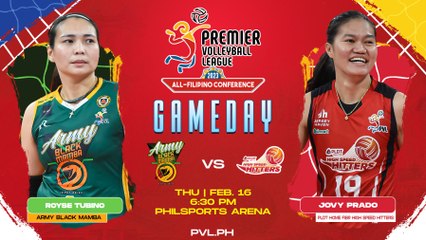 GAME 2 FEB 16, 2023 | ARMY-BLACK MAMBA vs PLDT HIGH SPEED HITTERS  | ALL-FILIPINO CONFERENCE