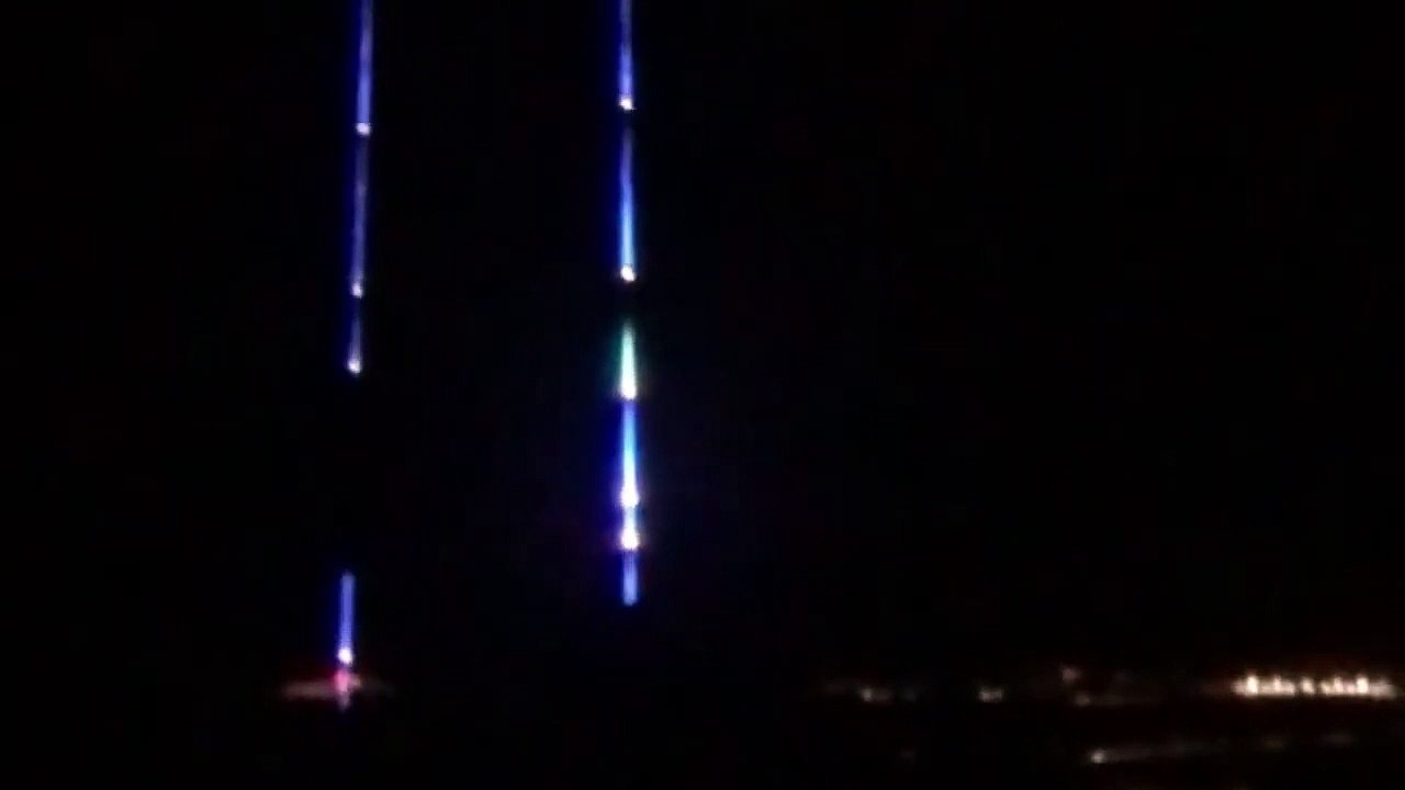 Meteors Fall Over Kona Kailua, Hawaii