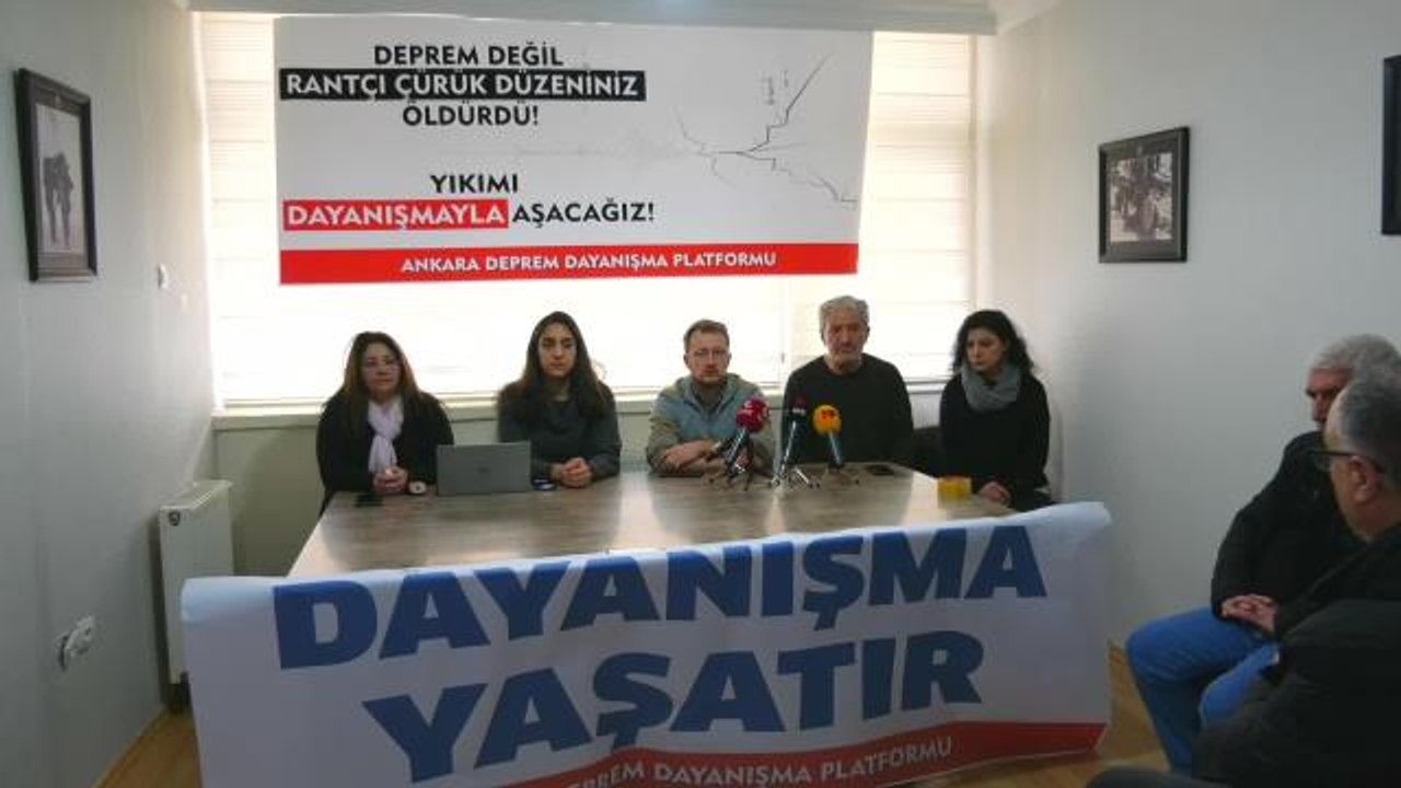'ankara Deprem Dayanışma Platformu' Kuruldu: "Gelin Birlikte Dayanışmayı Büyütelim Dayanışma Yaşatır"