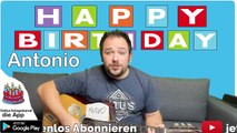 Happy Birthday, Antonio! Geburtstagsgrüße an Antonio