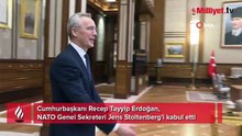 Cumhurbaşkanı Erdoğan, Stoltenberg'i kabul etti